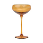 Here's How The Lou Coupes à cocktail cannelées, set de 2 — Here's How — Ambre — packshot | Appart 17 Bruxelles
