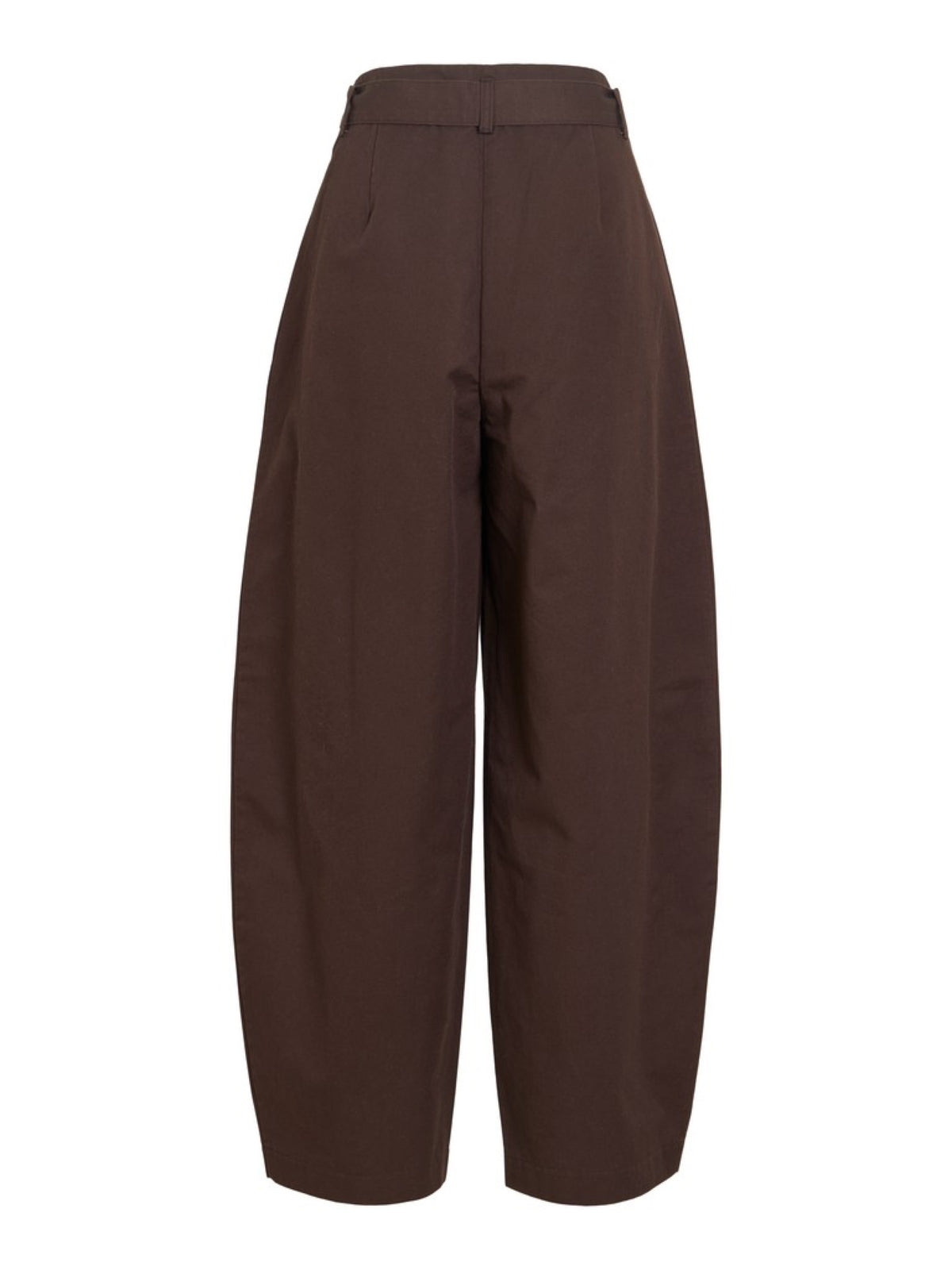 VIJEMMA Pantalon barrel taille haute en coton — VILA — Coffee Bean — packshot 7 | Appart 17 Bruxelles