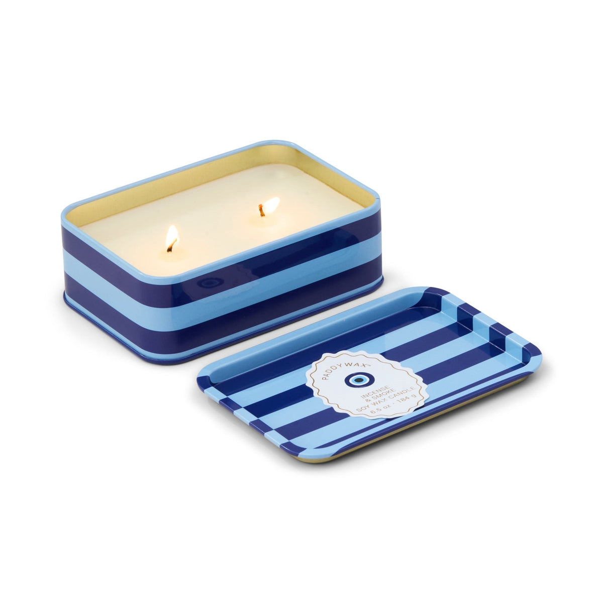 Paddywax A Dopo Œil Bougie parfumée boîte métal 184 g — Paddywax — Incense & Smoke — packshot 2 | Appart 17 Bruxelles