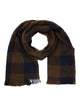 SLHHOGAR CHECKED WOOL SCARF B — SELECTED HOMME BLACK — détail | Appart 17