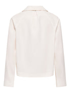 JDYMONILA Chemise en batiste coton et TENCEL™, col ouvert à revers — JDY — White — packshot, vue de dos 2 | Appart 17 Bruxelles