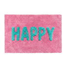 Tapis de bain « Happy » coloré — Fuchsia — Fuchsia, 50x80 cm | Appart 17