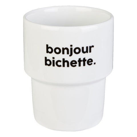 Gobelet « Bonjour bichette » — Félicie Aussi — Bonjour bichette — photo produit | Appart 17 Bruxelles