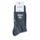 Chaussettes « Gossip Girl » pailletées — Félicie Aussi — Anthracite pailleté — photo produit | Appart 17 Bruxelles