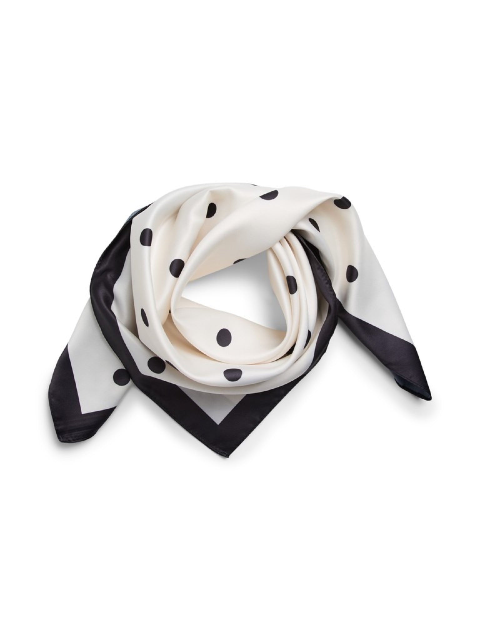 PCDONNIE Foulard carré à pois — Pieces — Birch Polka Dots — packshot, foulard drapé | Appart 17 Bruxelles