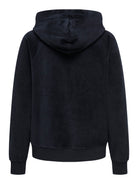 JDYVIDA Sweat à capuche en velours — Noir — vue 2