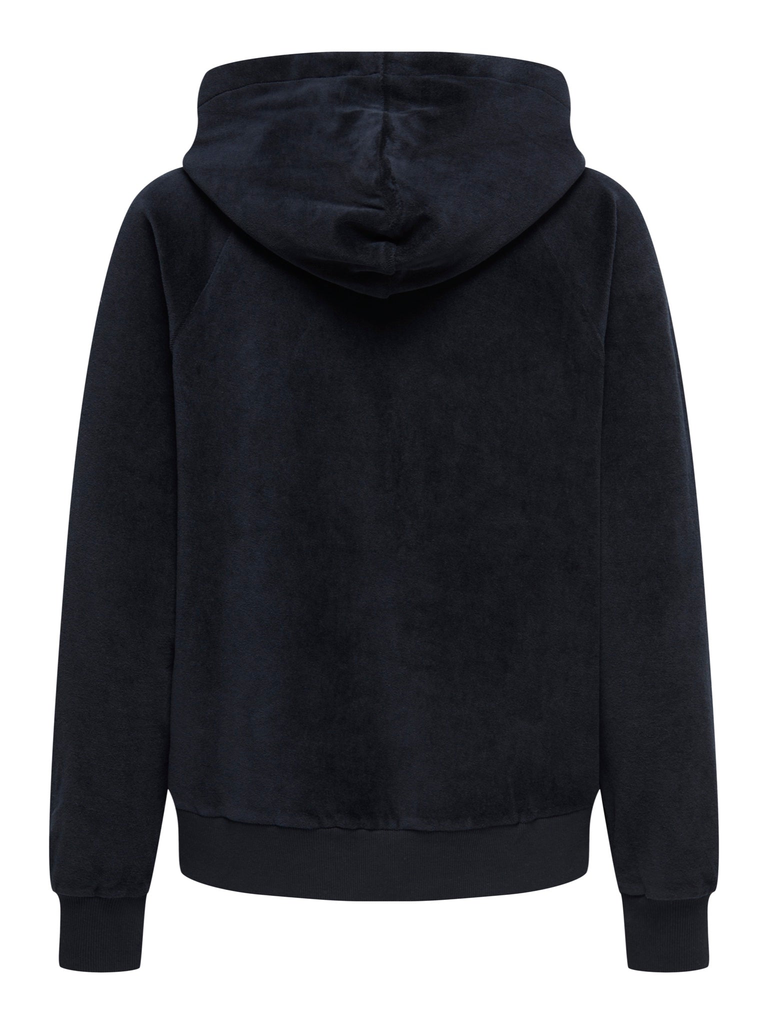 JDYVIDA Sweat à capuche en velours — Noir — vue 2