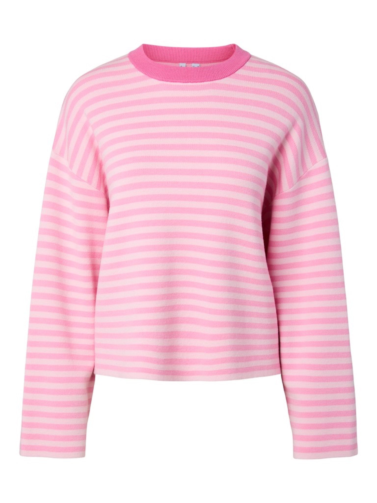 Pieces JASSY Pull en maille rayée col rond — vue 6