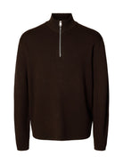 SLMTELLER Pull col montant demi-zip — Delicioso — Selected