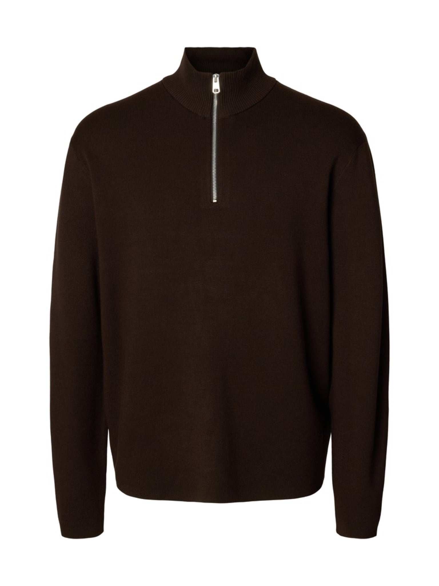SLMTELLER Pull col montant demi-zip — Delicioso — Selected