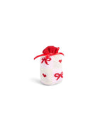 PCJINGLE Chaussettes pailletées à nœuds en pochette cadeau — Pieces — Roseate Spoonbill Bows — en pochette cadeau 2 | Appart 17 Bruxelles
