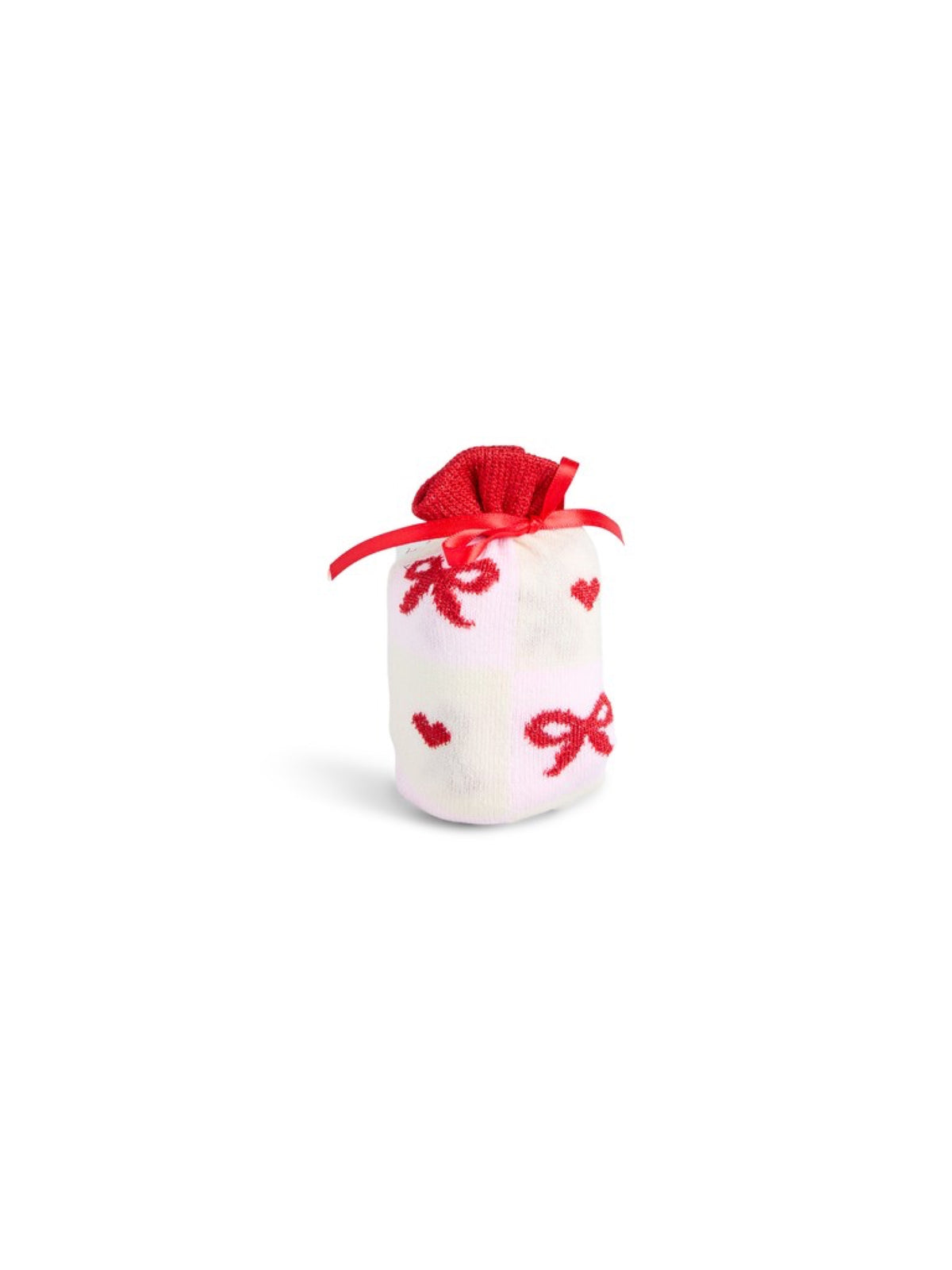 PCJINGLE Chaussettes pailletées à nœuds en pochette cadeau — Pieces — Roseate Spoonbill Bows — en pochette cadeau 2 | Appart 17 Bruxelles