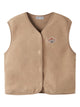 NKMOWE Gilet sans manches en teddy garçon — name it — Sesame — vue de face | Appart 17 Bruxelles