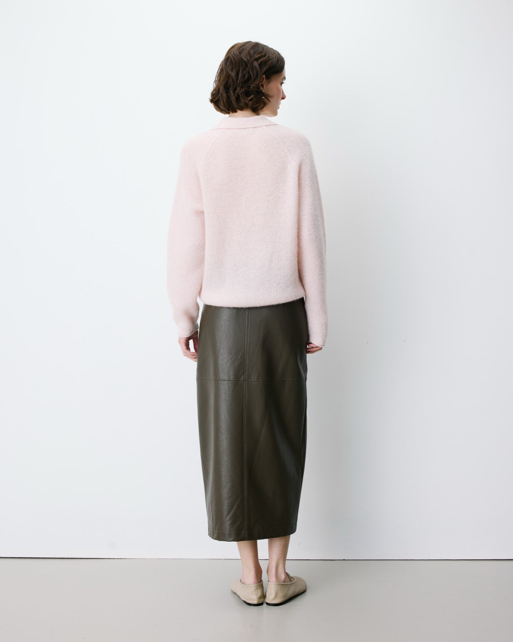 Alevan Polo en maille alpaga — Nude — vue 7