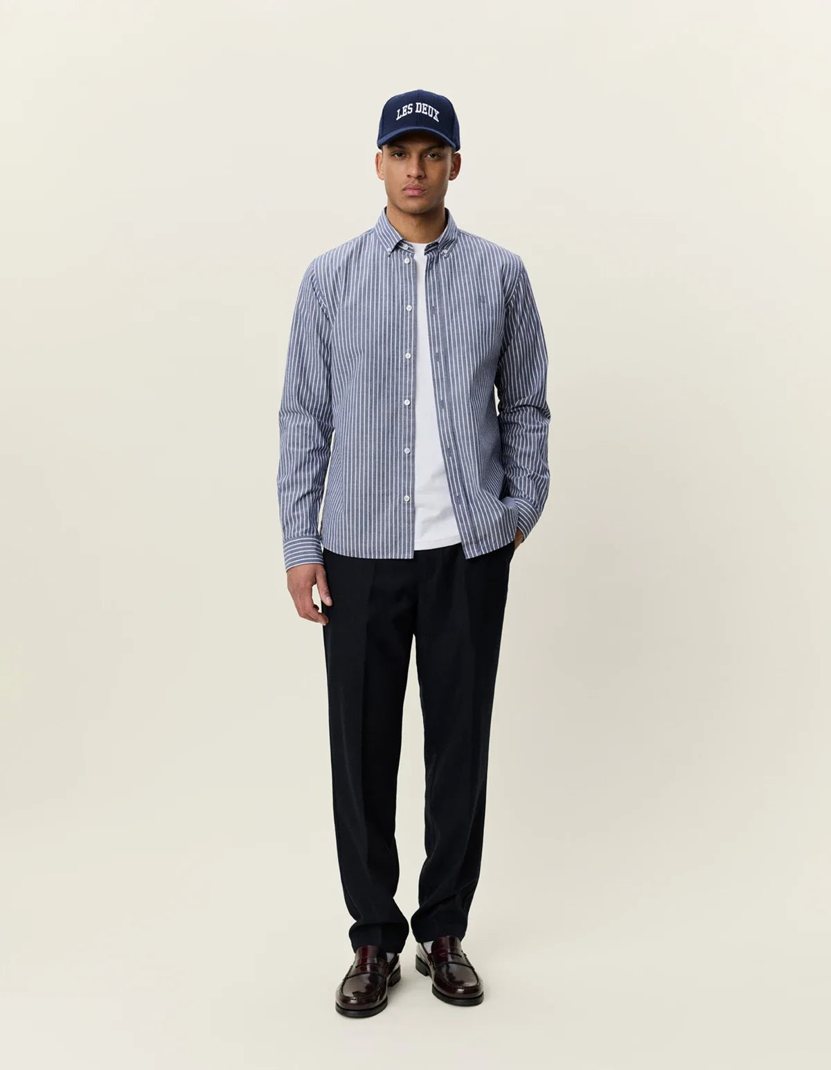 Chemise Light Oxford rayée Les Deux