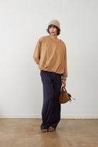 THELKA T-shirt en coton stretch — Beige