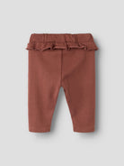 NBFTHORO Pantalon à volant bébé fille — Lil' Atelier — Mahogany — autre vue 2 | Appart 17 Bruxelles