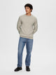 SLHEMANUEL SOFT CREW NECK SWEAT NOOS — SELECTED HOMME BLACK — vue de face | Appart 17