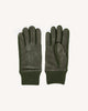 GLOVES MIX Gants en nubuck de porc doublés laine — FAGUO — Kaki — packshot | Appart 17 Bruxelles