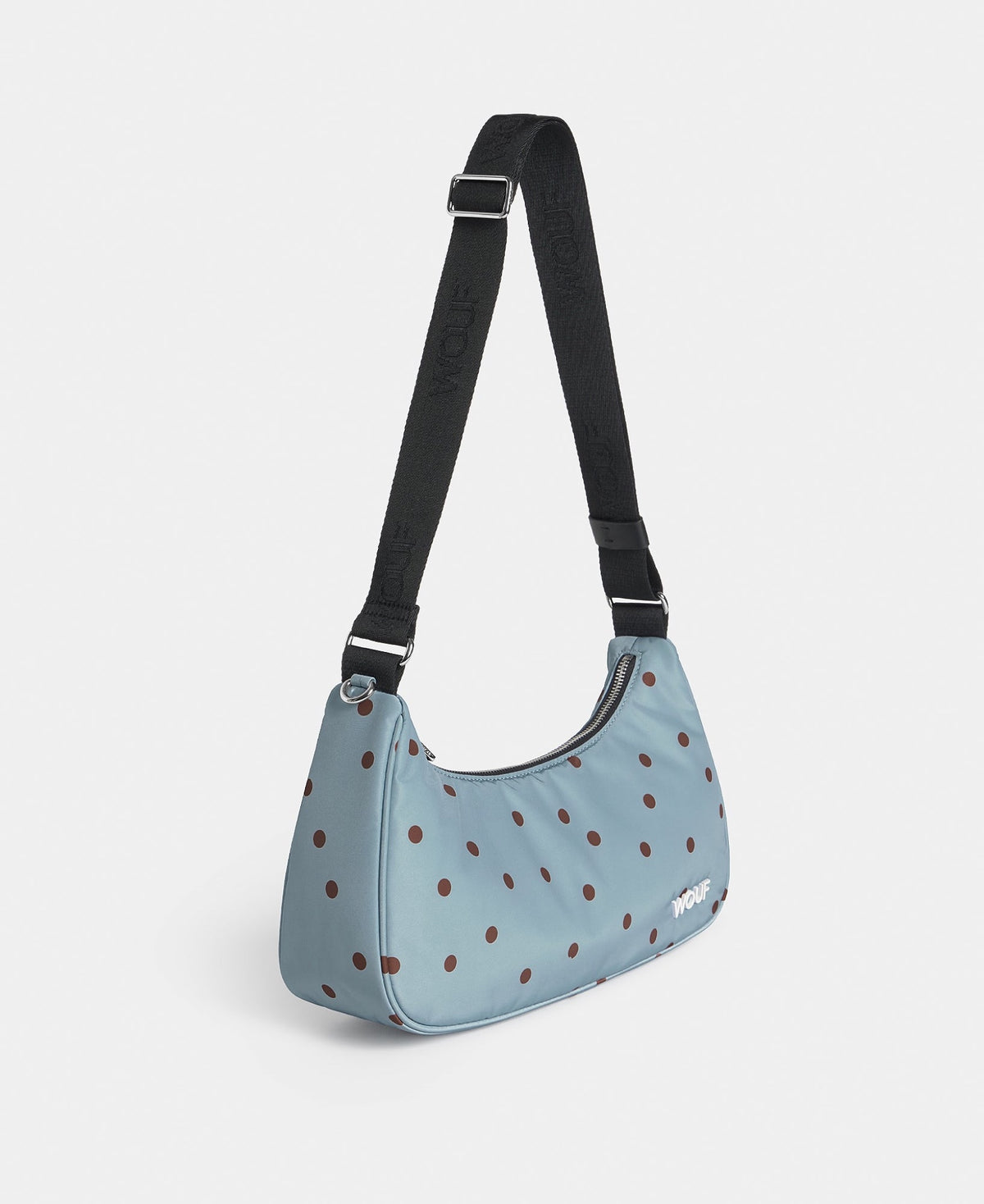 POLKA Sac bandoulière matelassé en polyester recyclé — Wouf — Polka — packshot, vue de côté 4 | Appart 17 Bruxelles
