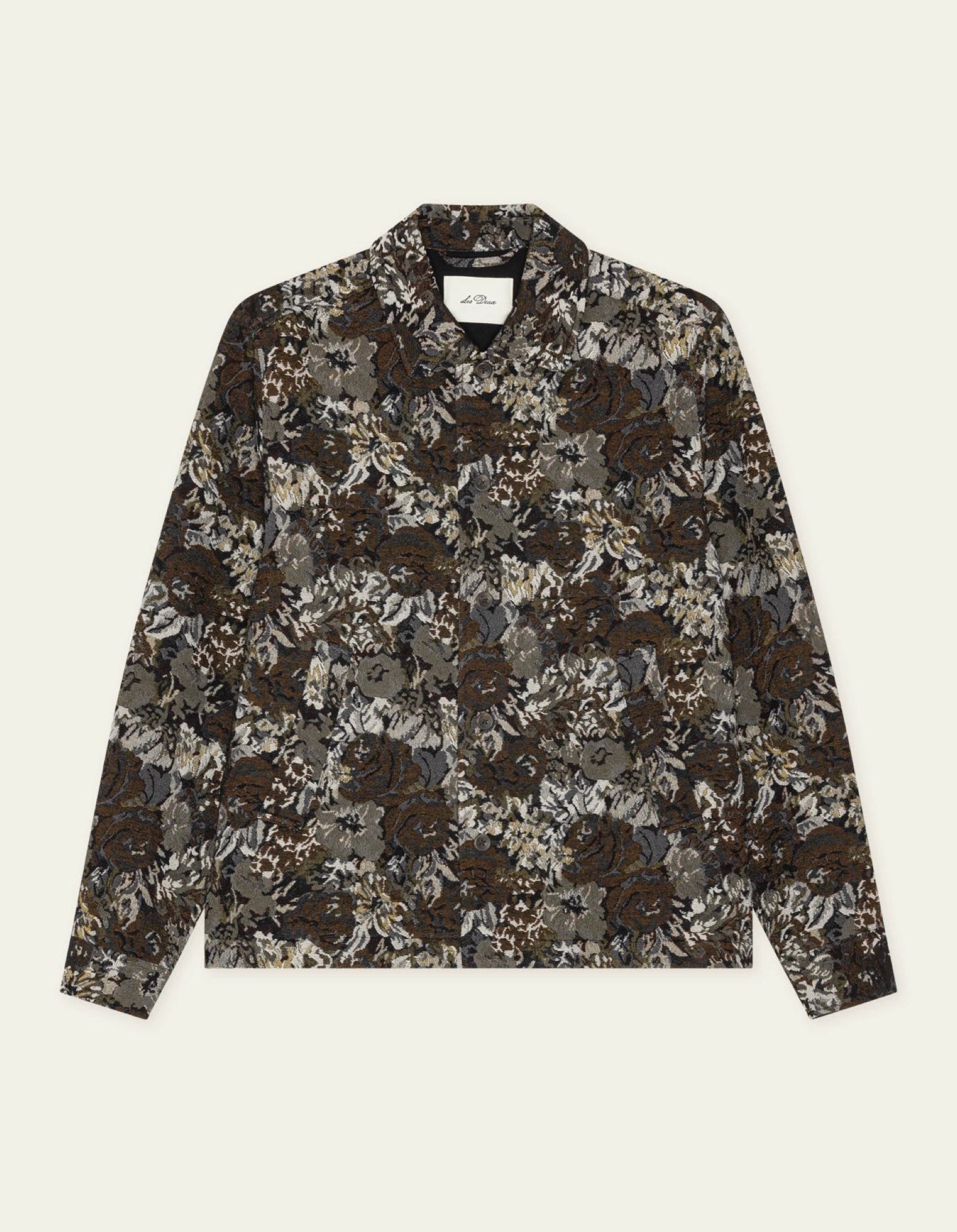 Rose Jacquard Surchemise — Dark Sand — Les Deux