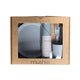 Coffret vaisselle enfant Round — Mushie — Powder Blue — packshot | Appart 17 Bruxelles
