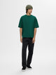 SLHLOOSEOSCAR SS O-NECK TEE NOOS — SELECTED HOMME BLACK — vue 29 | Appart 17