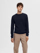 SLHBERG CREW NECK NOOS — SELECTED HOMME BLACK — vue 7 | Appart 17