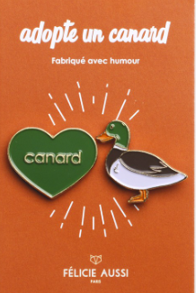 Pins Canard — Felicie Aussi | Appart 17 Bruxelles