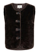 JDYASTA Gilet sans manches en fausse fourrure — JDY — Chocolate Torte — packshot | Appart 17 Bruxelles