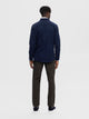 SLHSLIMOWEN-BRUSHED SHIRT LS NOOS — SELECTED HOMME BLACK — vue de face | Appart 17
