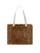 Hindbag Claude Grand cabas en fausse fourrure — Hindbag — Fausse fourrure faon — packshot, dos 4 | Appart 17 Bruxelles