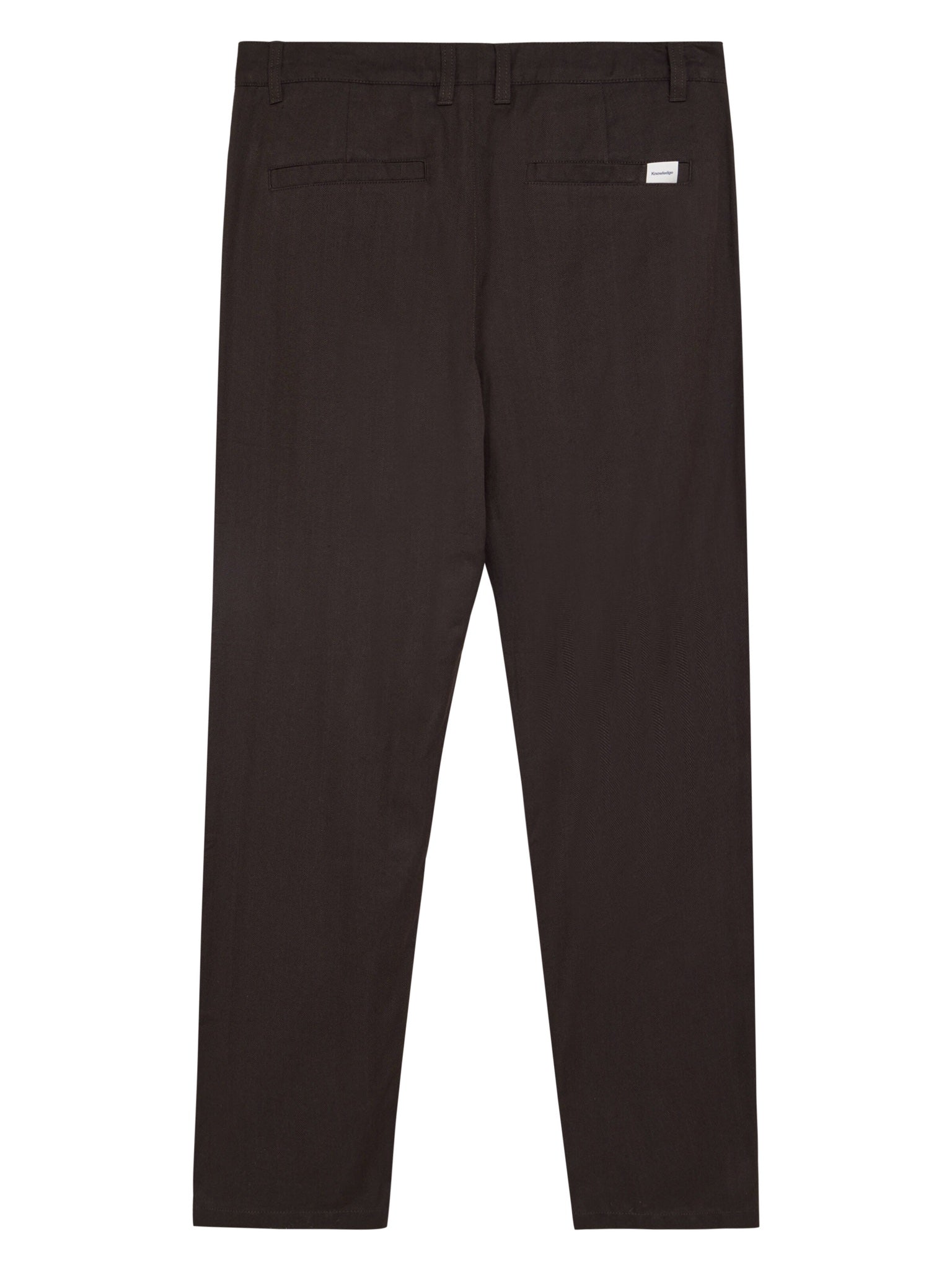 Pantalon Chuck coupe droite en chevrons — Chocolate Torte — vue 2