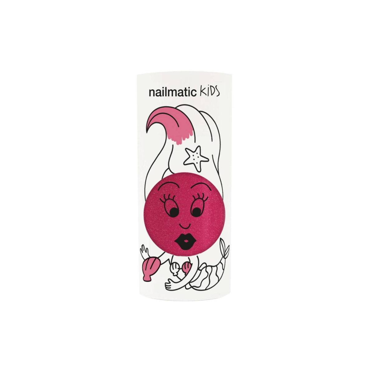 Vernis à l'eau pour enfant, pailleté — Nailmatic — Sissi rose pailleté — autre vue 2 | Appart 17 Bruxelles