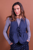 Veste légère Vassili bleue Laure plus Max