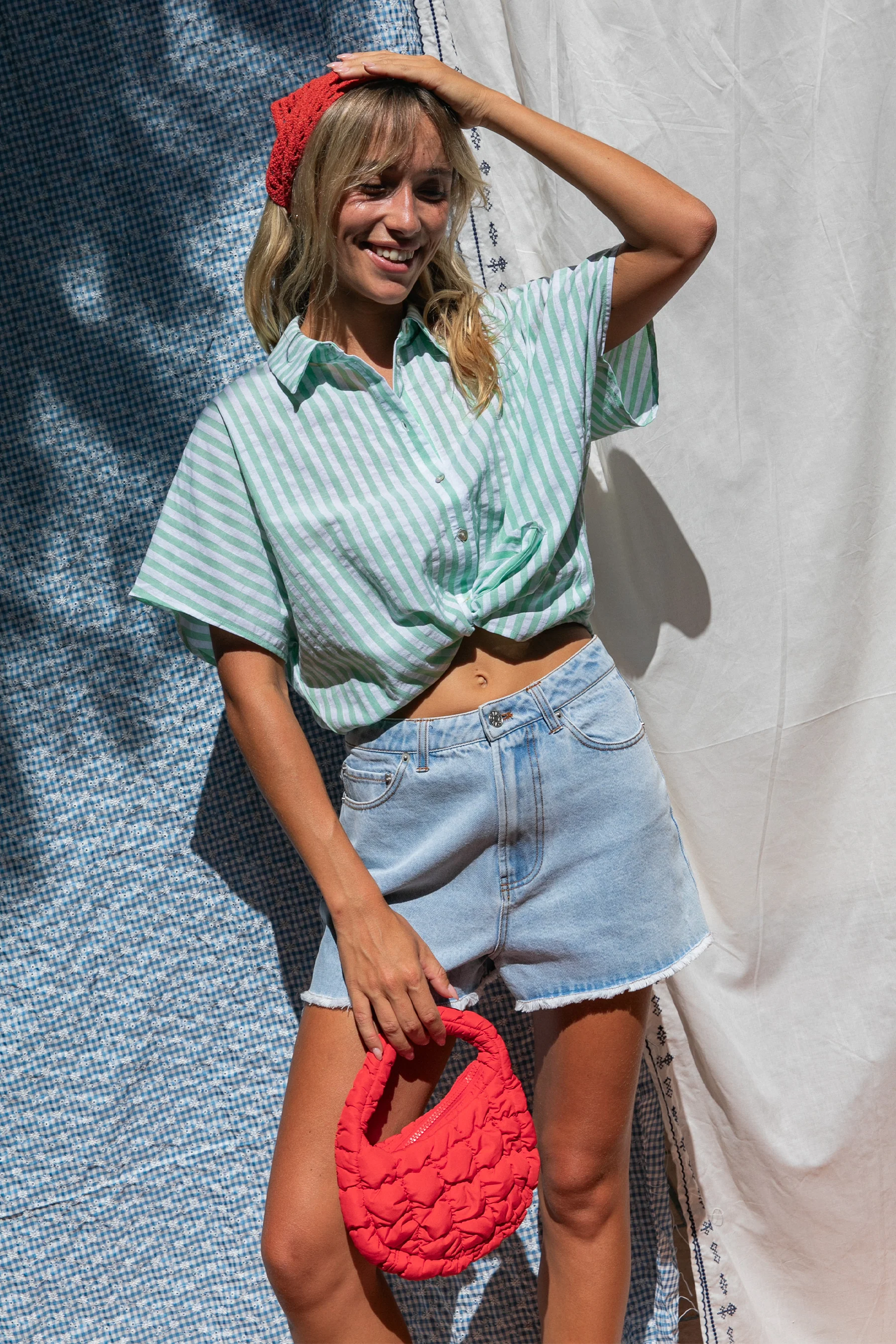 Laure plus Max Chemise caraibes