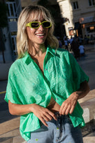 chemise-caraibes-bloomy-verte Vert bloomy