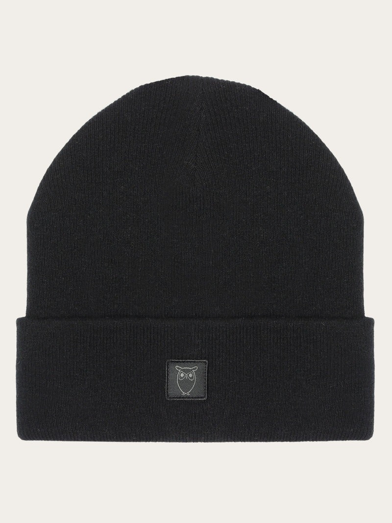 Double layer wool beanie - RWS
