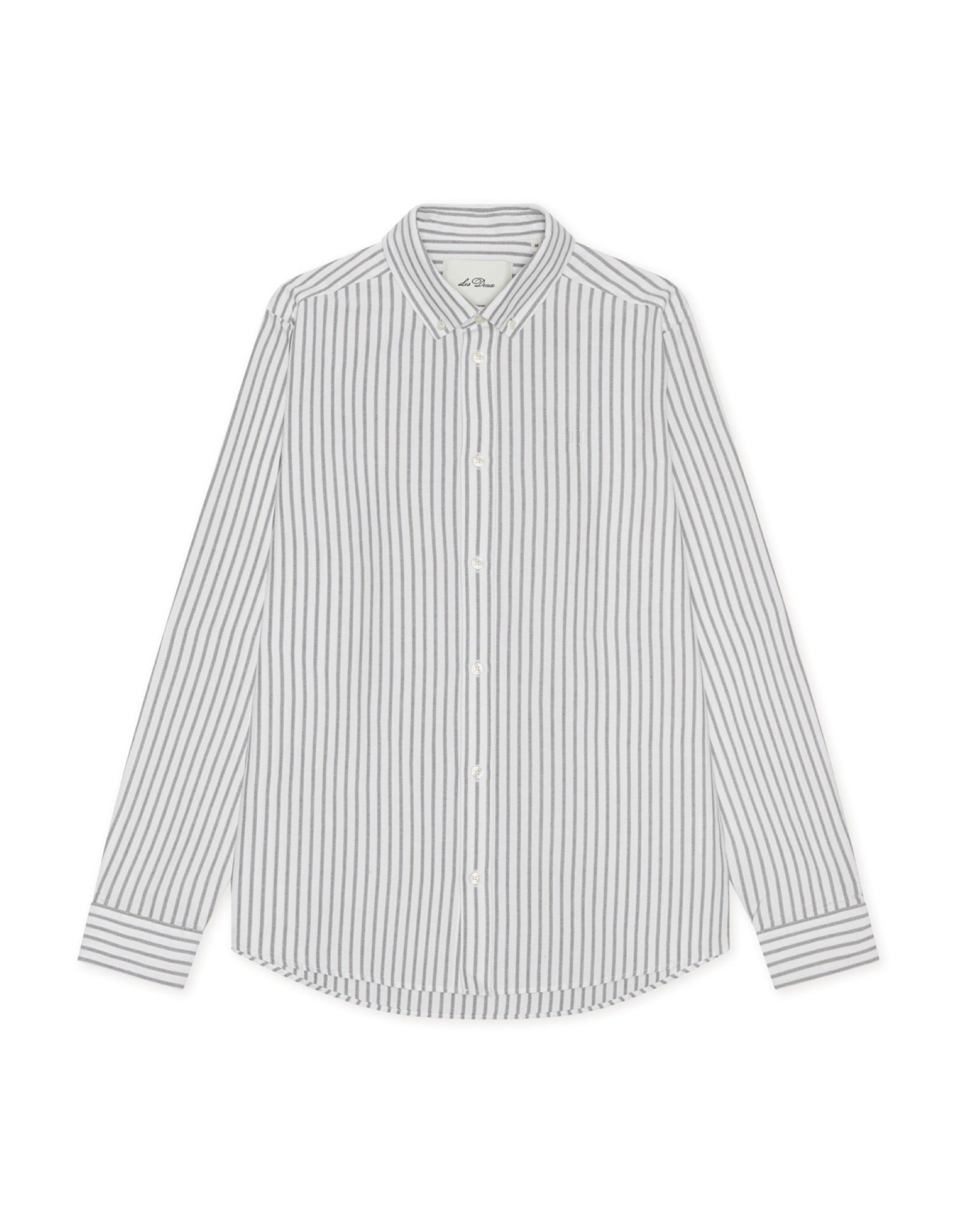 Stripe Oxford Chemise oxford à rayures — Les Deux — White — packshot | Appart 17 Bruxelles