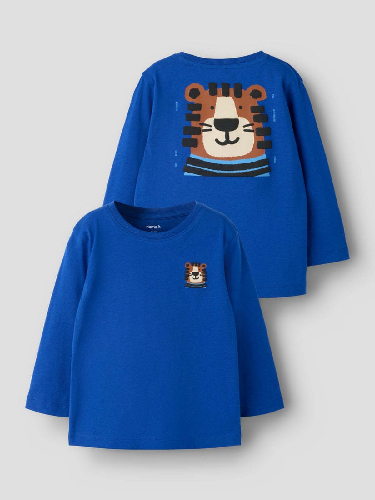 NMMLUCCAN T-shirt manches longues tigres garçon — name it — Surf the Web — autre vue 4 | Appart 17 Bruxelles