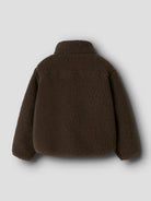 NMMNALO NIO Veste zippée en teddy garçon — Lil' Atelier — Dark Earth — autre vue 2 | Appart 17 Bruxelles