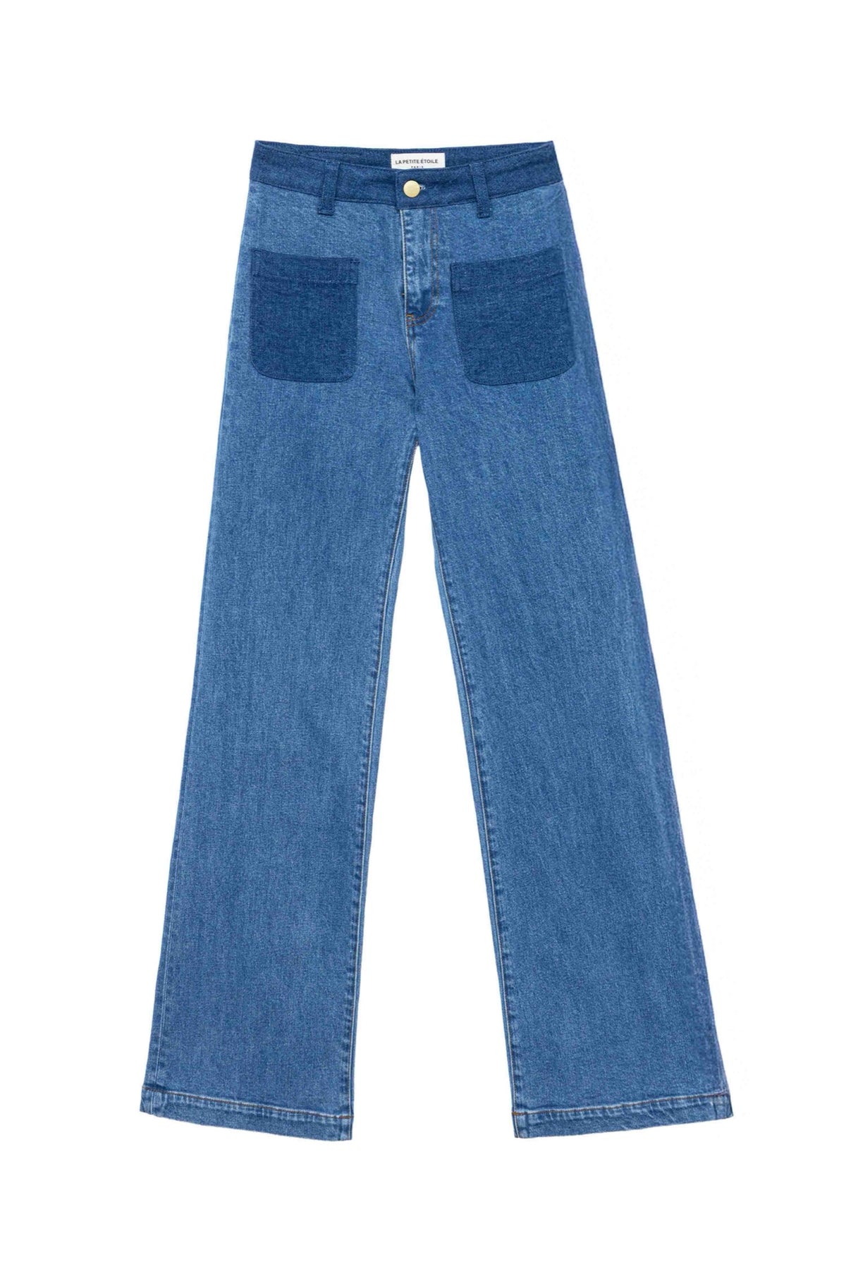 Jean flare Sonnya taille haute — Stone — vue 10