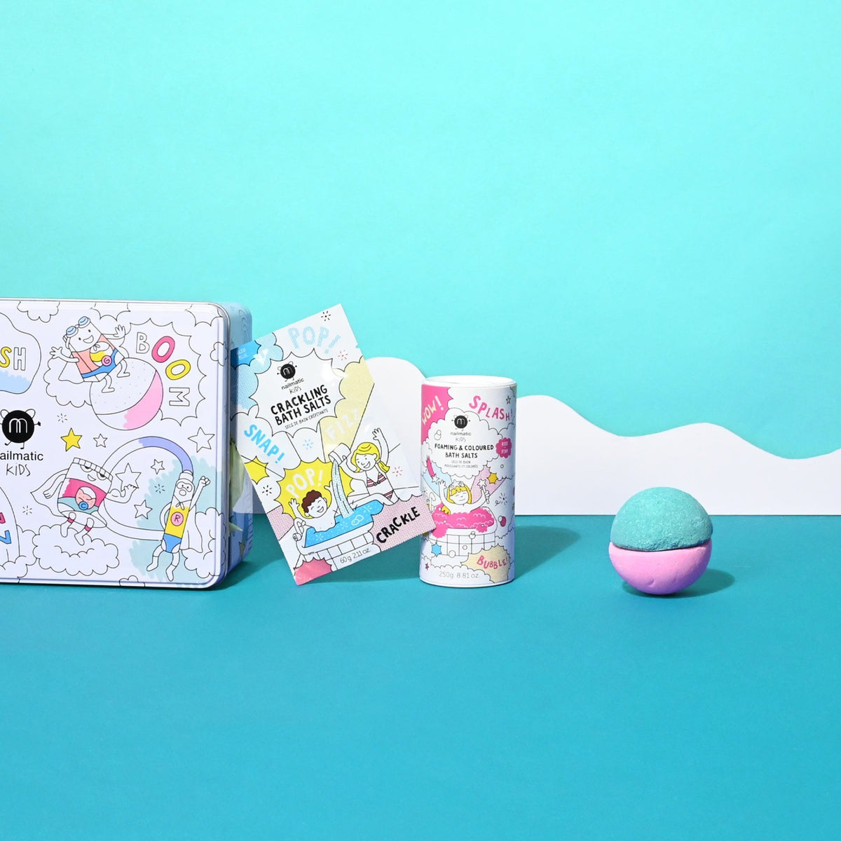 Coffret de bain en métal Bath Box Splash — Nailmatic — Splash — autre vue 2 | Appart 17 Bruxelles