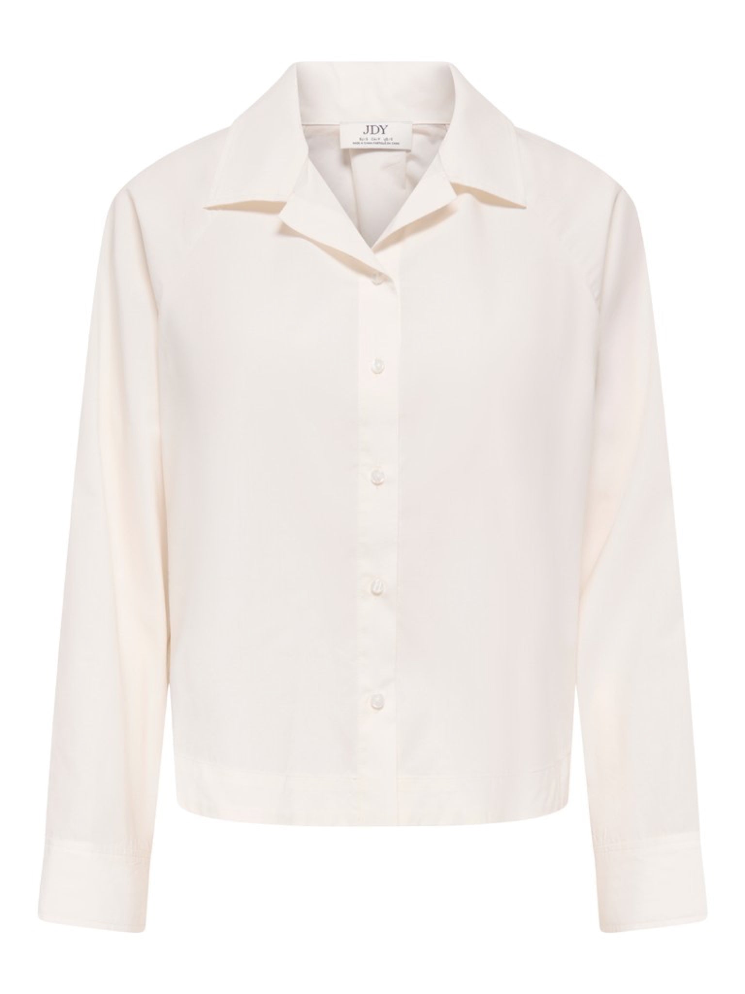 JDYMONILA Chemise en batiste coton et TENCEL™, col ouvert à revers — JDY — White — packshot | Appart 17 Bruxelles
