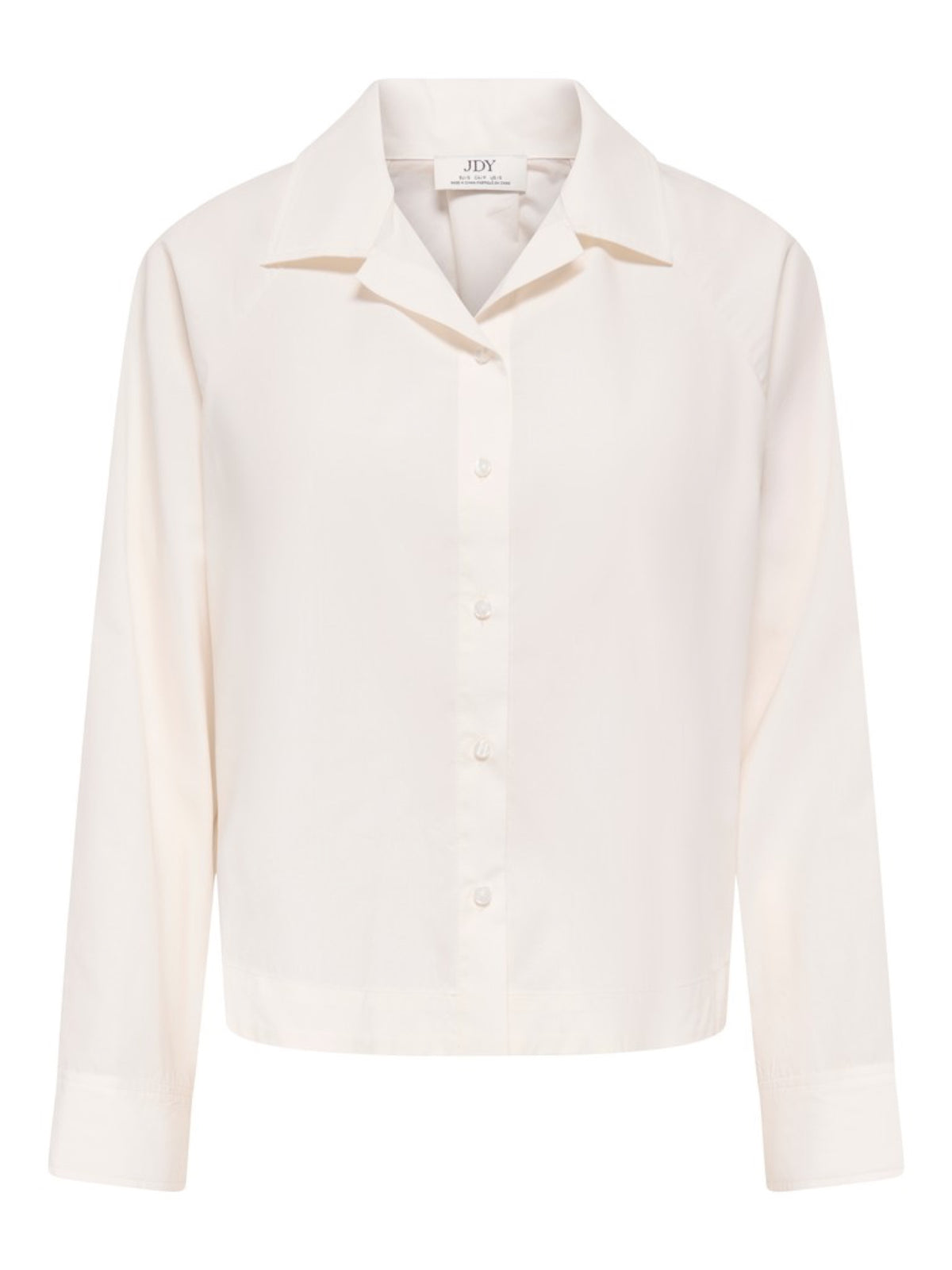 JDYMONILA Chemise en batiste coton et TENCEL™, col ouvert à revers — JDY — White — packshot | Appart 17 Bruxelles