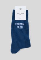 Chaussettes « Cordon bleu » — Félicie Aussi — Bleu de Prusse — vue 3 | Appart 17 Bruxelles