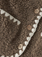 NBFLAJO Veste teddy à bordure brodée bébé fille — Lil' Atelier — Shitake — autre vue 2 | Appart 17 Bruxelles