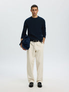 SLMRAI Pull col rond — Sky Captain — vue 2