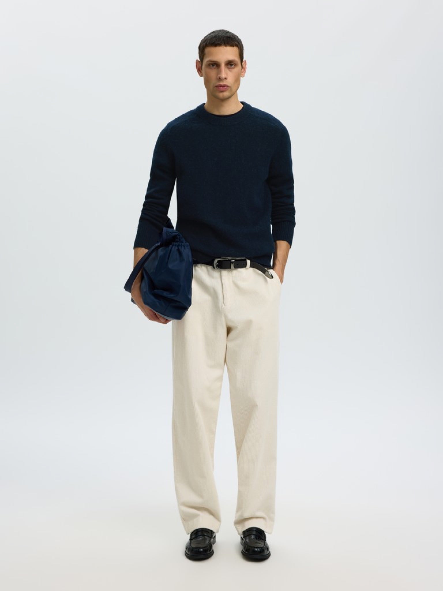 SLMRAI Pull col rond — Sky Captain — vue 2