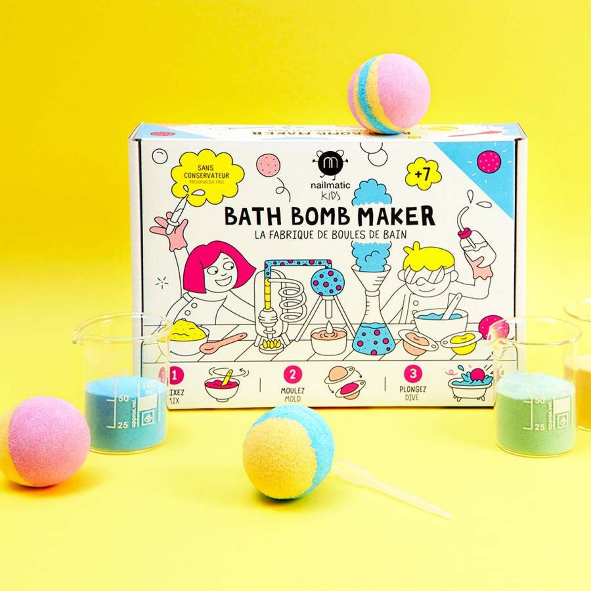 Bath Bomb Maker, kit pour fabriquer ses bombes de bain — Nailmatic — Bath Bomb Maker — autre vue 2 | Appart 17 Bruxelles